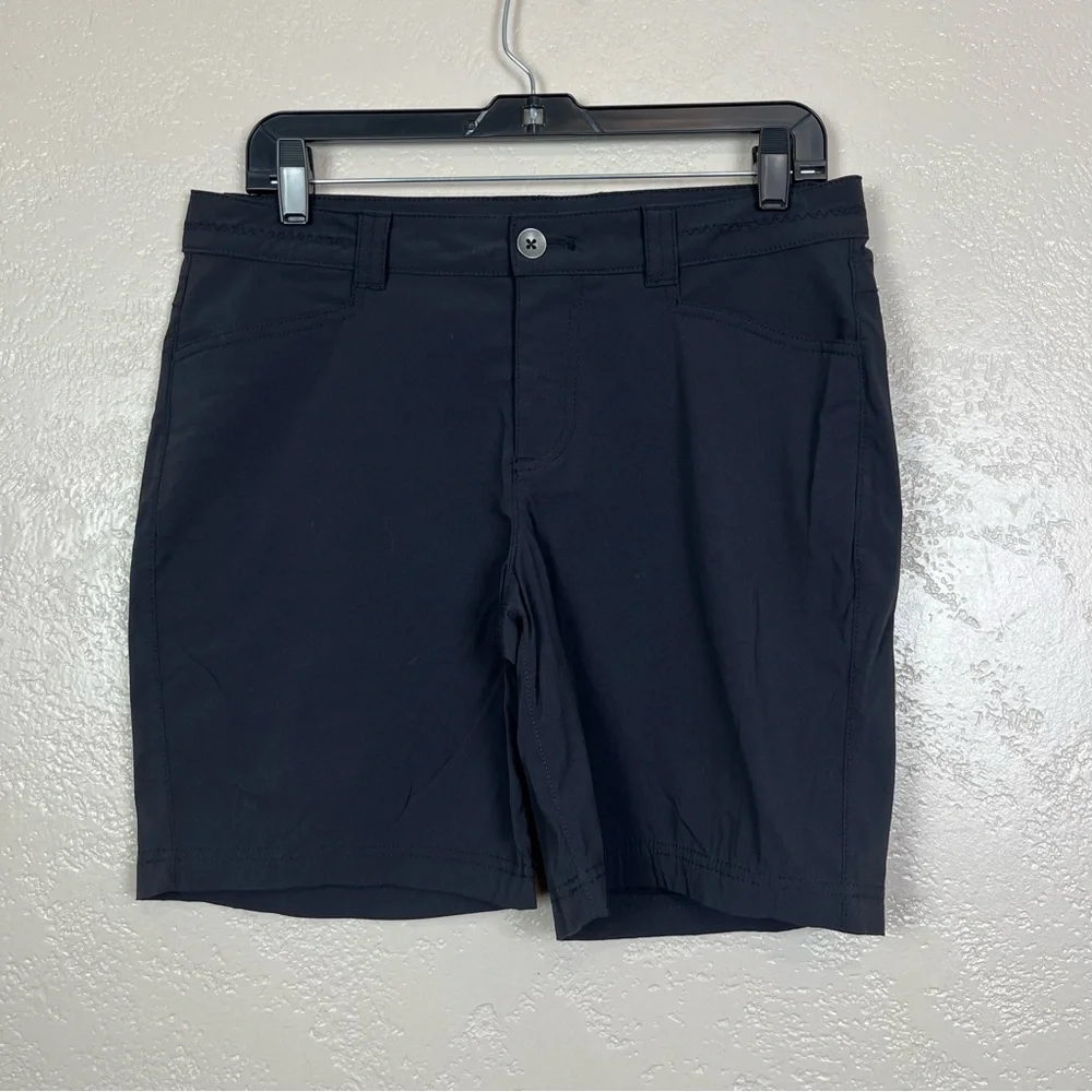 Eddie Bauer women‎ mid riseoutdoor  gray shorts size 8